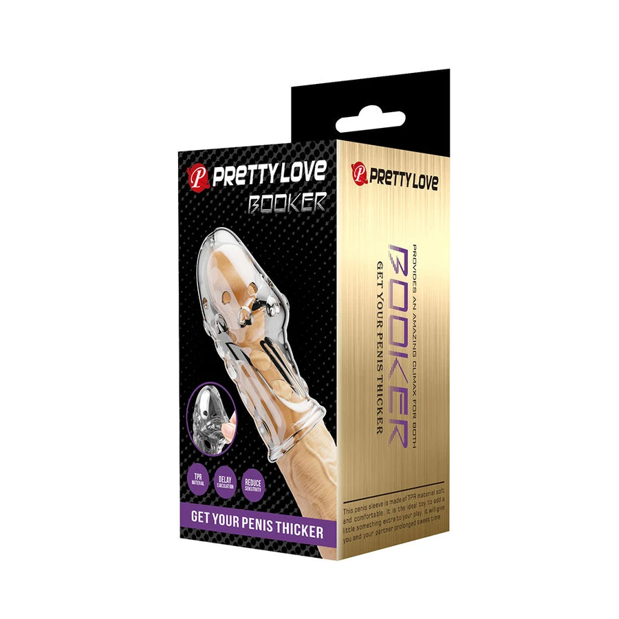 PRETTY LOVE - MANICOTTO PER PENE ROCKER PER UN PENE PIÙ SPESSO E TRASPARENTE